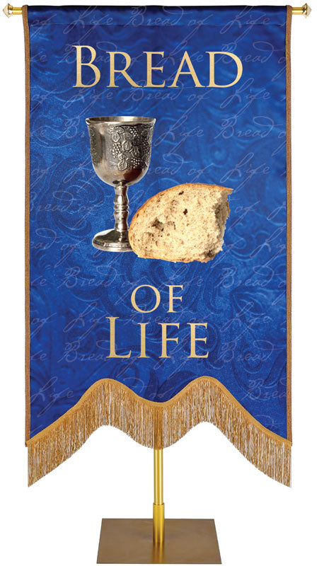 Names of Christ M-Shape Bread of Life Embellished Banner - Handcrafted Banners - PraiseBanners