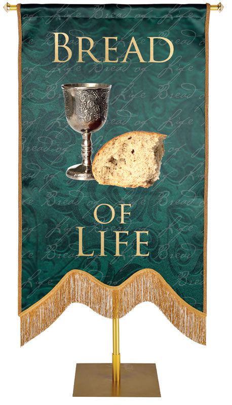 Names of Christ M-Shape Bread of Life Embellished Banner - Handcrafted Banners - PraiseBanners