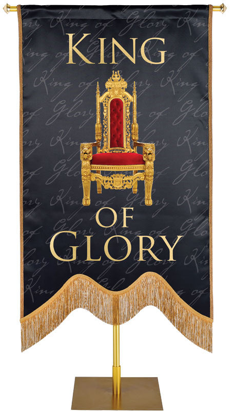 Names of Christ M-Shape King of Glory Embellished Banner - Handcrafted Banners - PraiseBanners