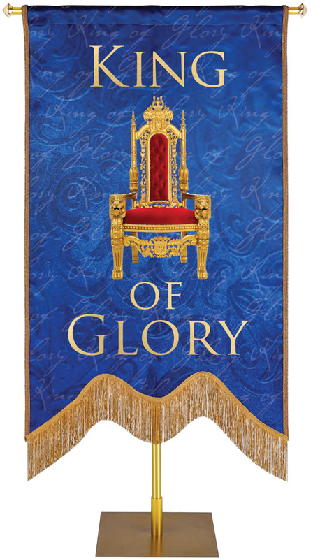 Names of Christ M-Shape King of Glory Embellished Banner - Handcrafted Banners - PraiseBanners