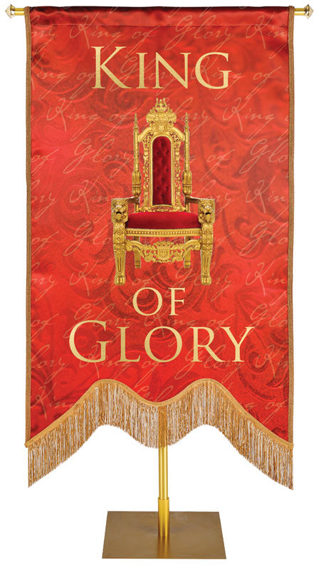 Names of Christ M-Shape King of Glory Embellished Banner - Handcrafted Banners - PraiseBanners