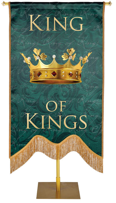 Names of Christ M-Shape King of Kings Embellished Banner - Handcrafted Banners - PraiseBanners