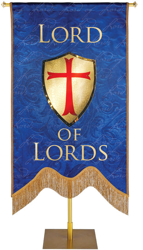 Names of Christ M-Shape Lord of Lords Embellished Banner - Handcrafted Banners - PraiseBanners