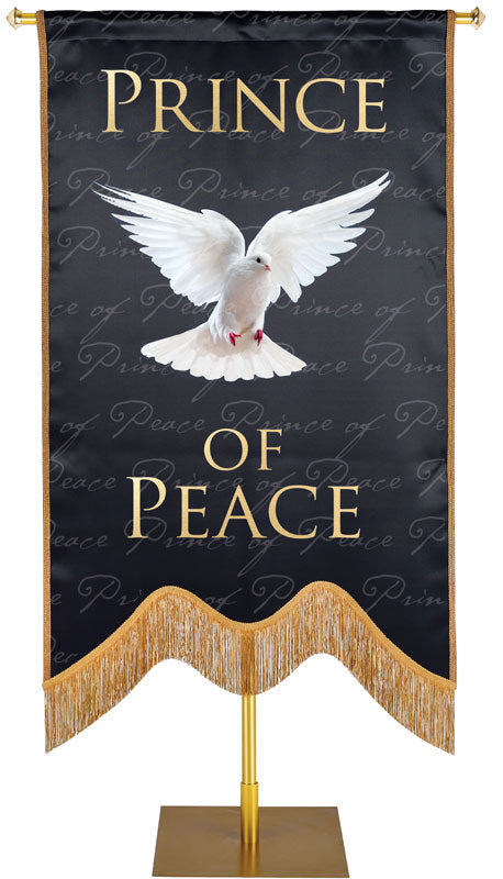 Names of Christ M-Shape Prince of Peace Embellished Banner - Handcrafted Banners - PraiseBanners