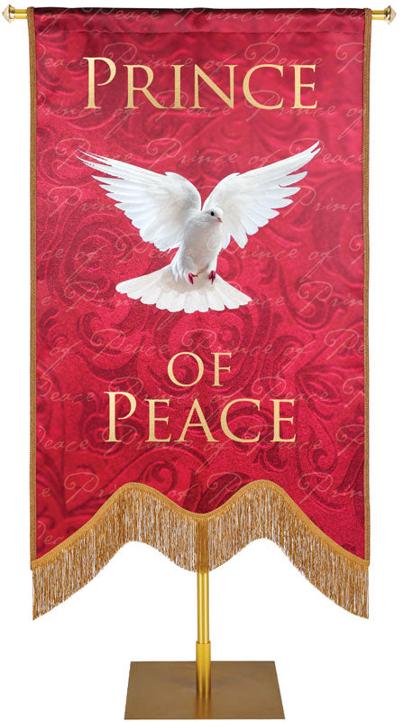 Names of Christ M-Shape Prince of Peace Embellished Banner - Handcrafted Banners - PraiseBanners