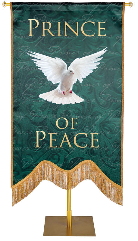 Names of Christ M-Shape Prince of Peace Embellished Banner - Handcrafted Banners - PraiseBanners