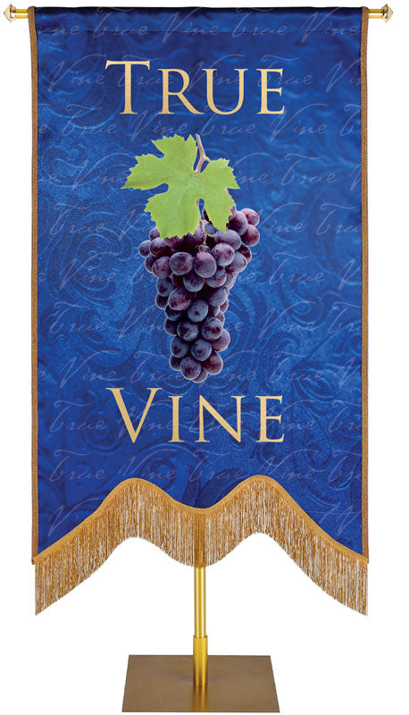 Names of Christ M-Shape True Vine Embellished Banner - Handcrafted Banners - PraiseBanners