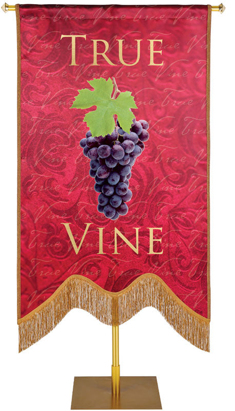 Names of Christ M-Shape True Vine Embellished Banner - Handcrafted Banners - PraiseBanners