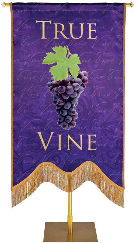 Names of Christ M-Shape True Vine Embellished Banner - Handcrafted Banners - PraiseBanners