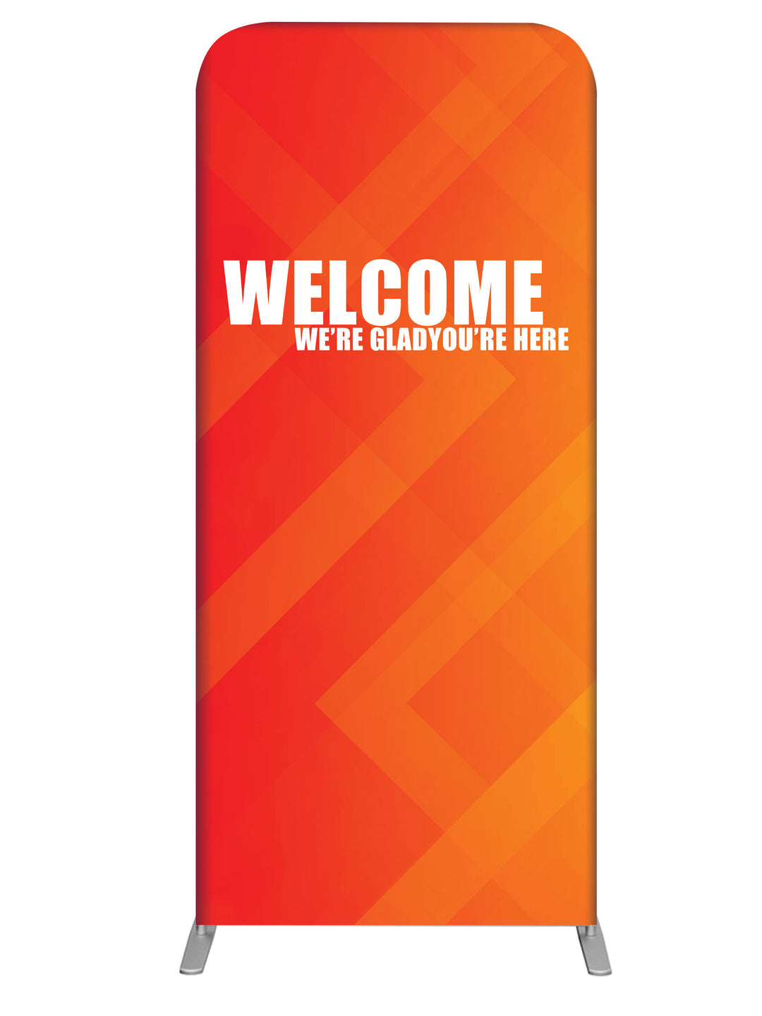 Orange Gradient Design Welcome Tube Display and Sleeve Banner Set