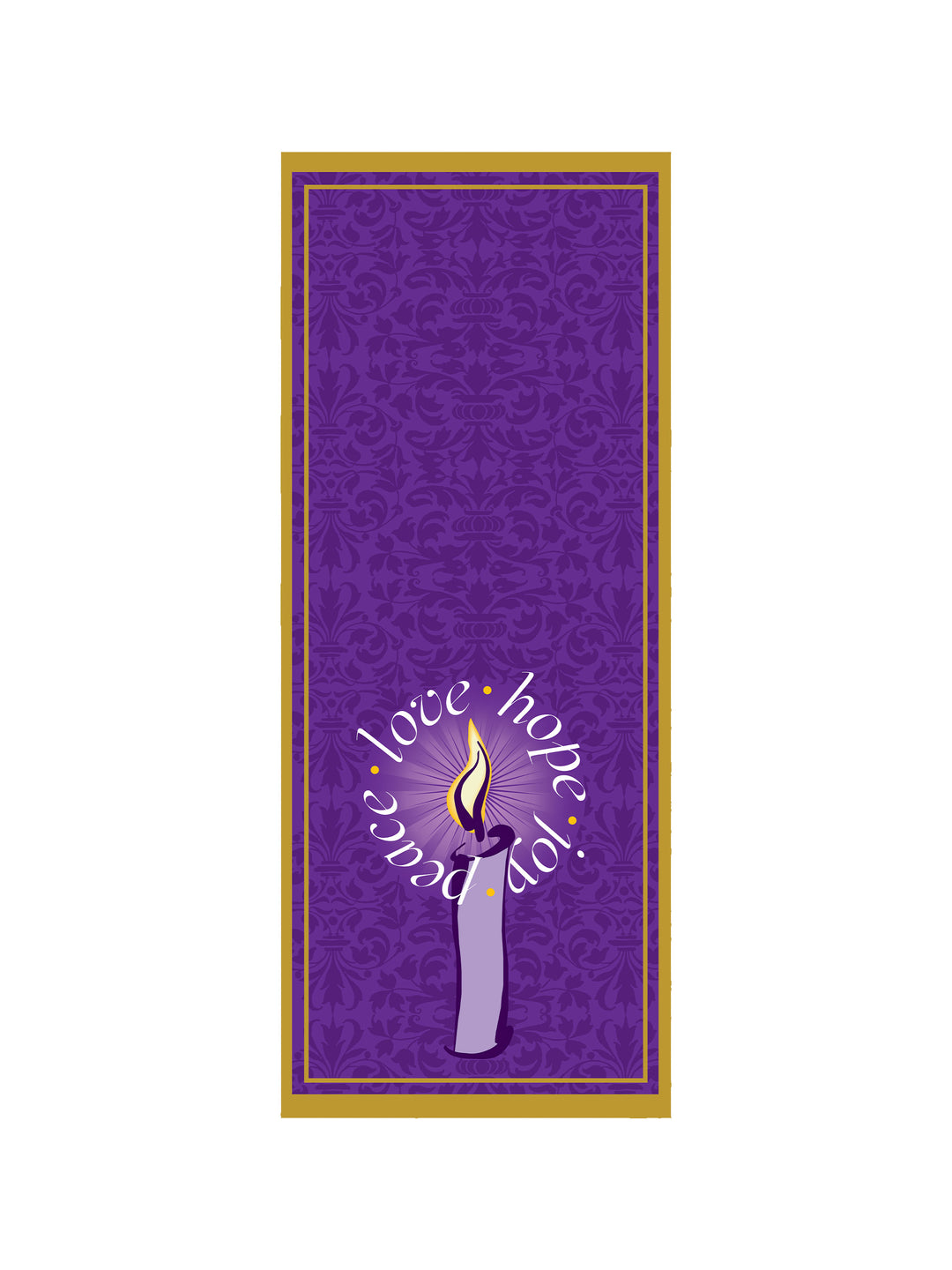 Advent Pulpit Scarf - Paraments - PraiseBanners