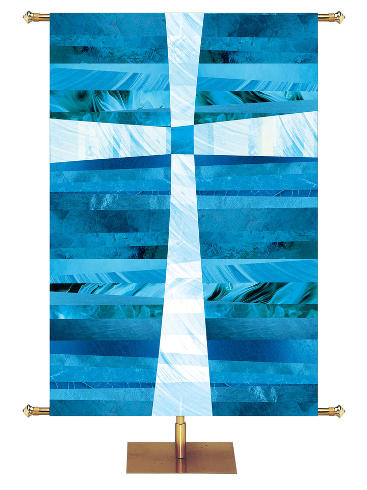 Redeeming Love Cross Right - Easter Banners - PraiseBanners