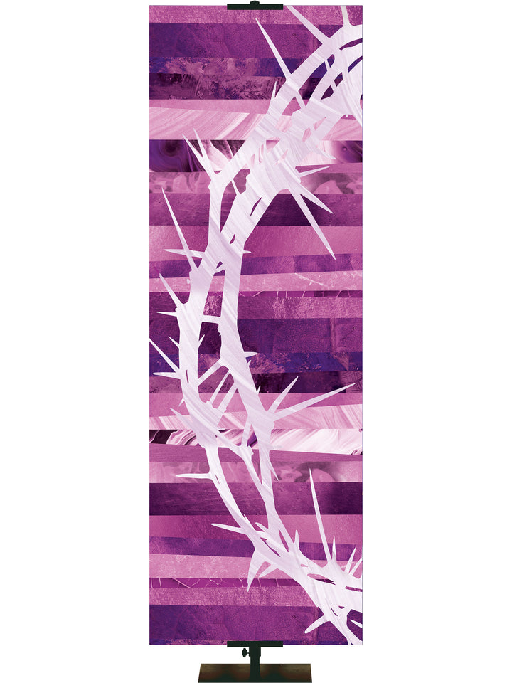 Redeeming Love Crown of Thorns Left - Easter Banners - PraiseBanners