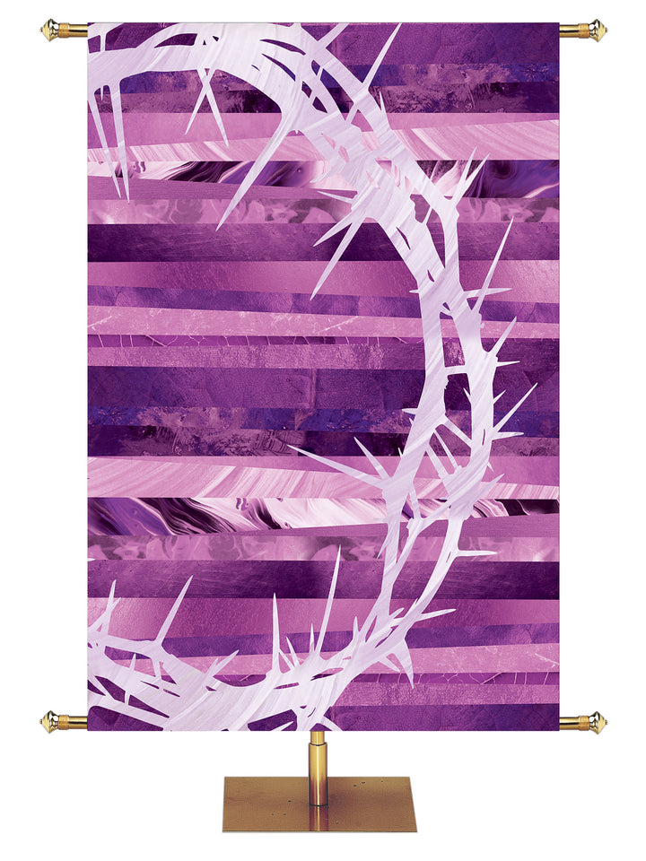 Redeeming Love Crown of Thorns Right - Easter Banners - PraiseBanners