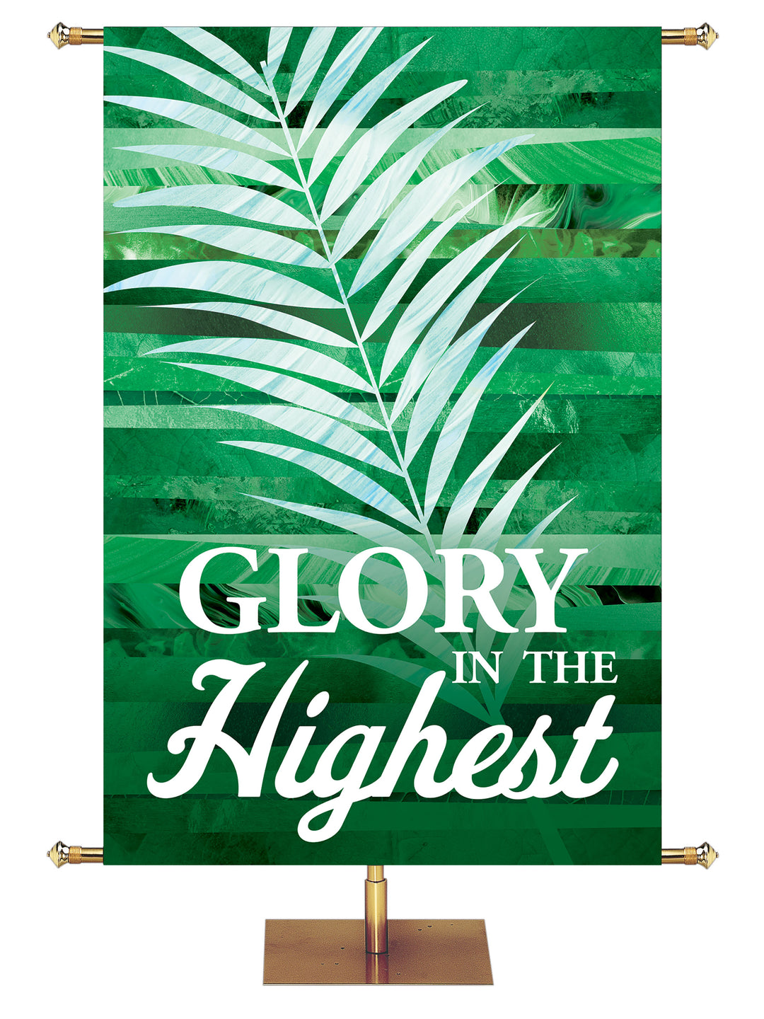 Redeeming Love Glory In The Highest Palm - Easter Banners - PraiseBanners