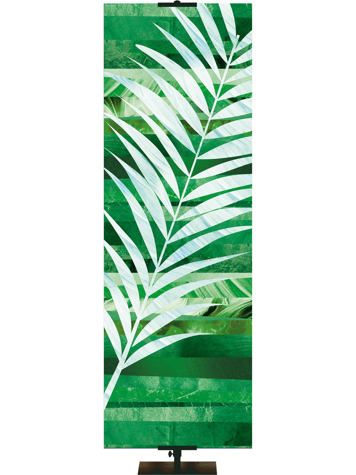 Redeeming Love Palm Left - Easter Banners - PraiseBanners