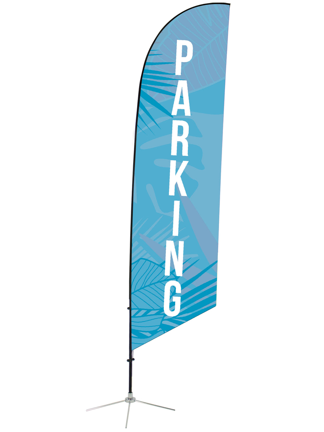 Radiant Rays Design Angled Feather Flag