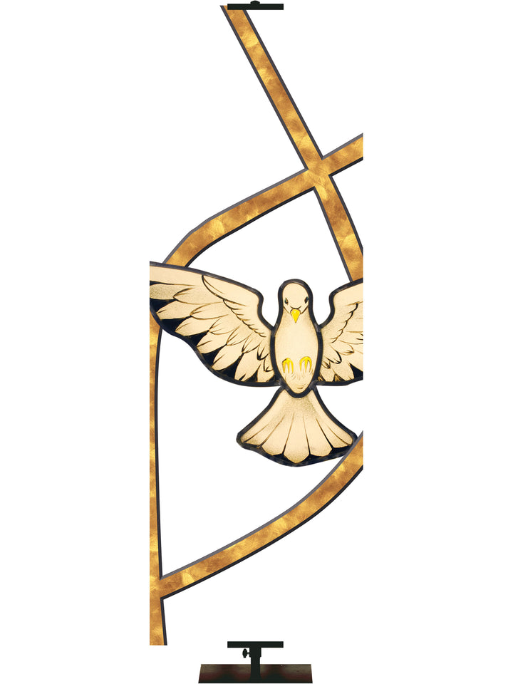 Sacred Christian Symbols Dove Banner