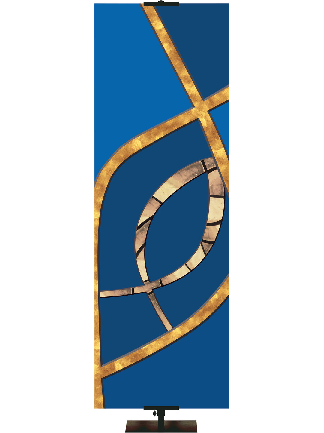 Sacred Christian Symbols Fish Banner