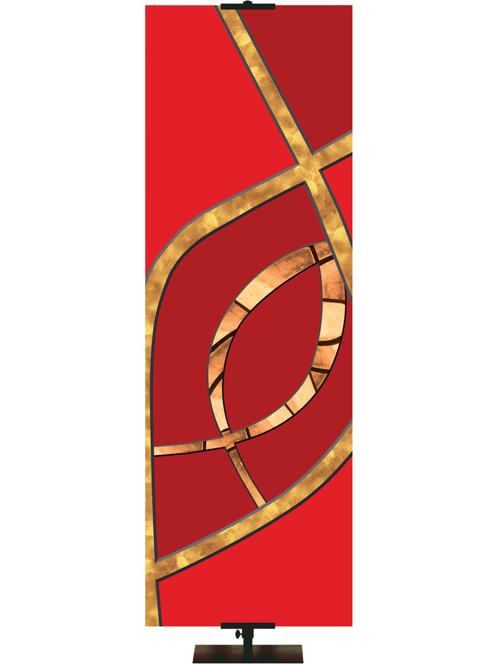 Christian Symbol - Fish - Liturgical Banners - PraiseBanners