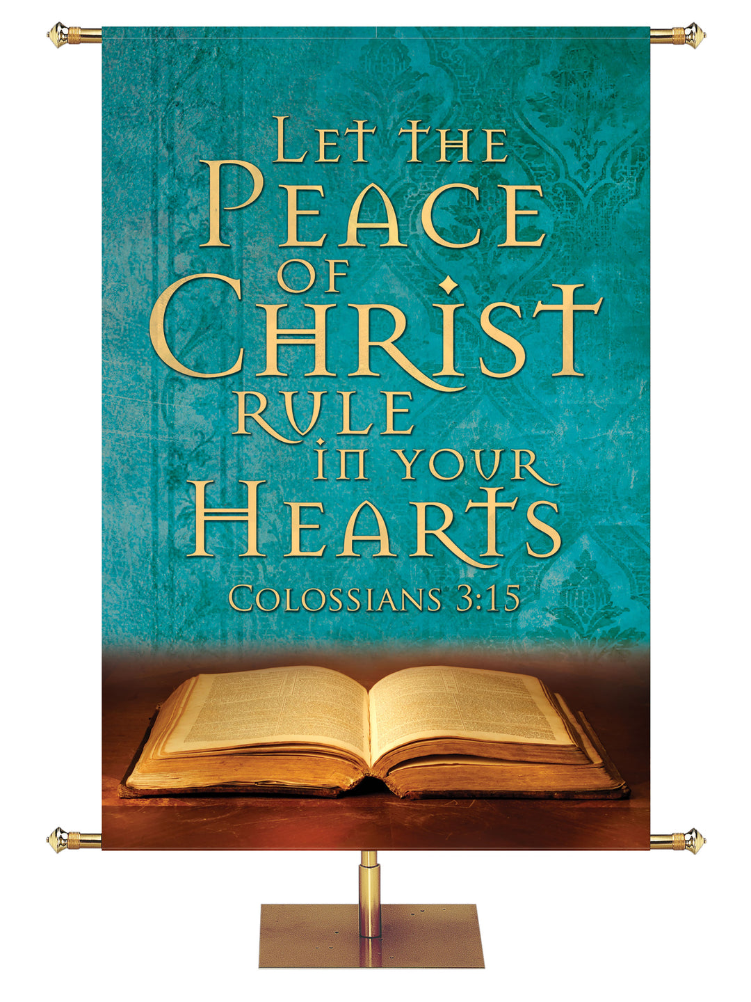 Scriptures For Life Let the Peace of Christ - Year Round Banners - PraiseBanners