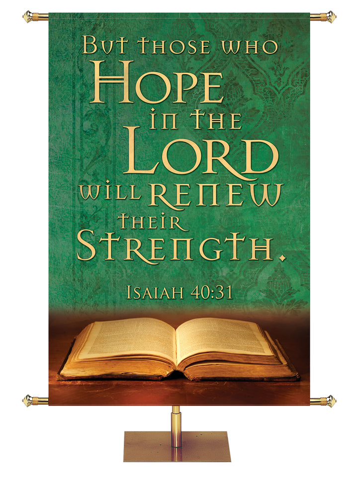 Scriptures For Life Hope in the Lord - Year Round Banners - PraiseBanners