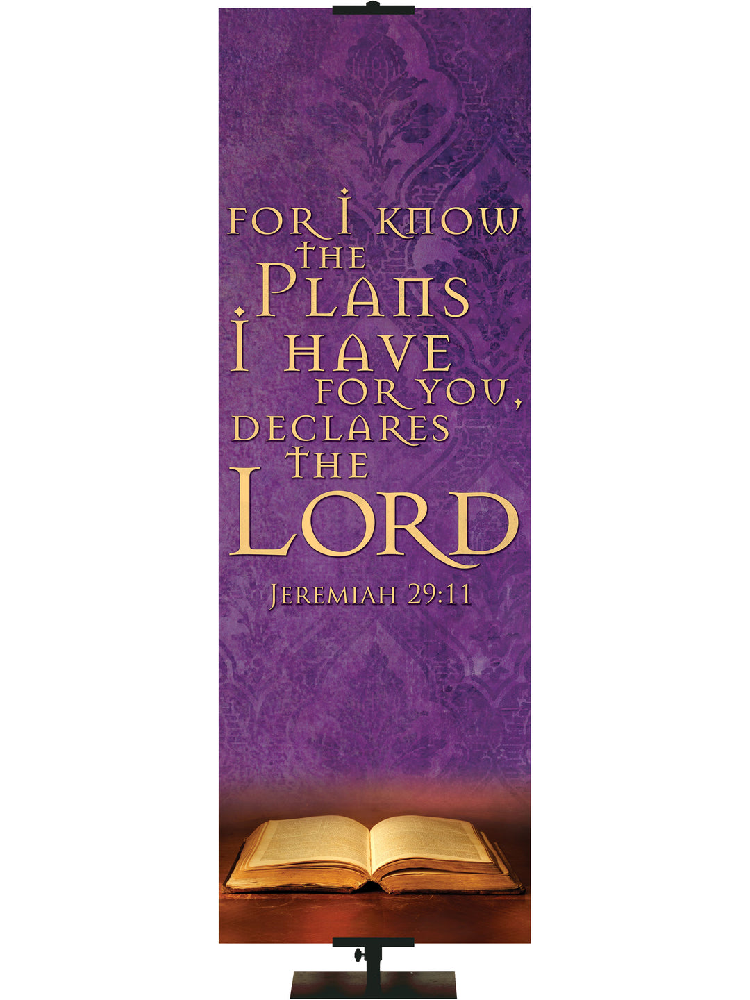 Scriptures For Life For I Know the Plans - Year Round Banners - PraiseBanners