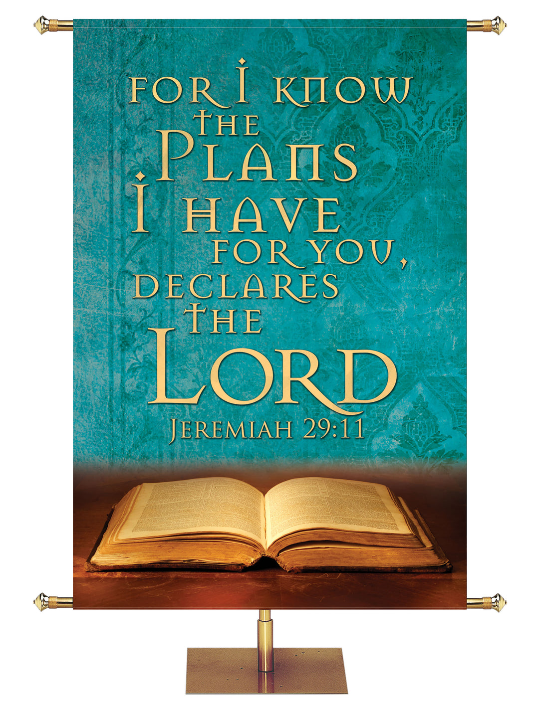 Scriptures For Life For I Know the Plans - Year Round Banners - PraiseBanners