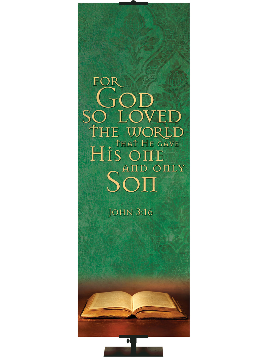 Scriptures For Life For God So Loved - Year Round Banners - PraiseBanners