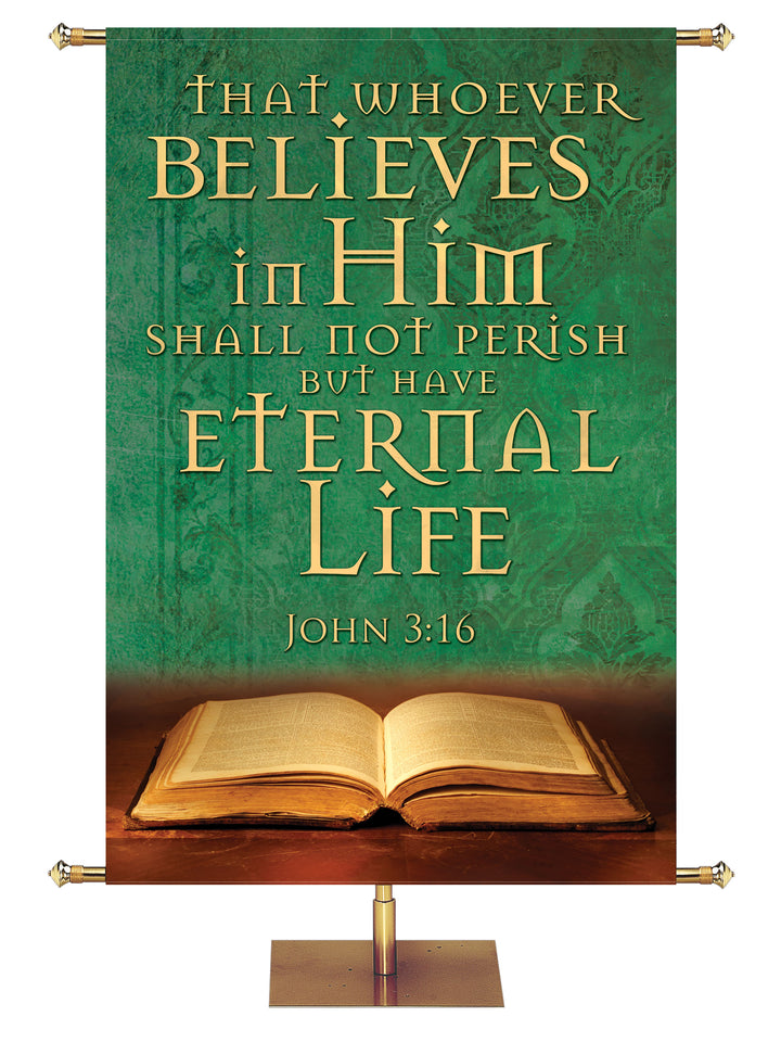 Scriptures For Life That Whoever Believes - Year Round Banners - PraiseBanners