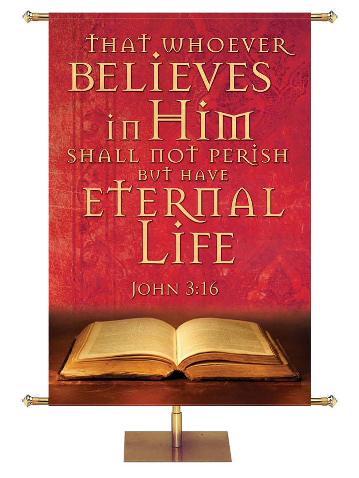 Scriptures For Life That Whoever Believes - Year Round Banners - PraiseBanners