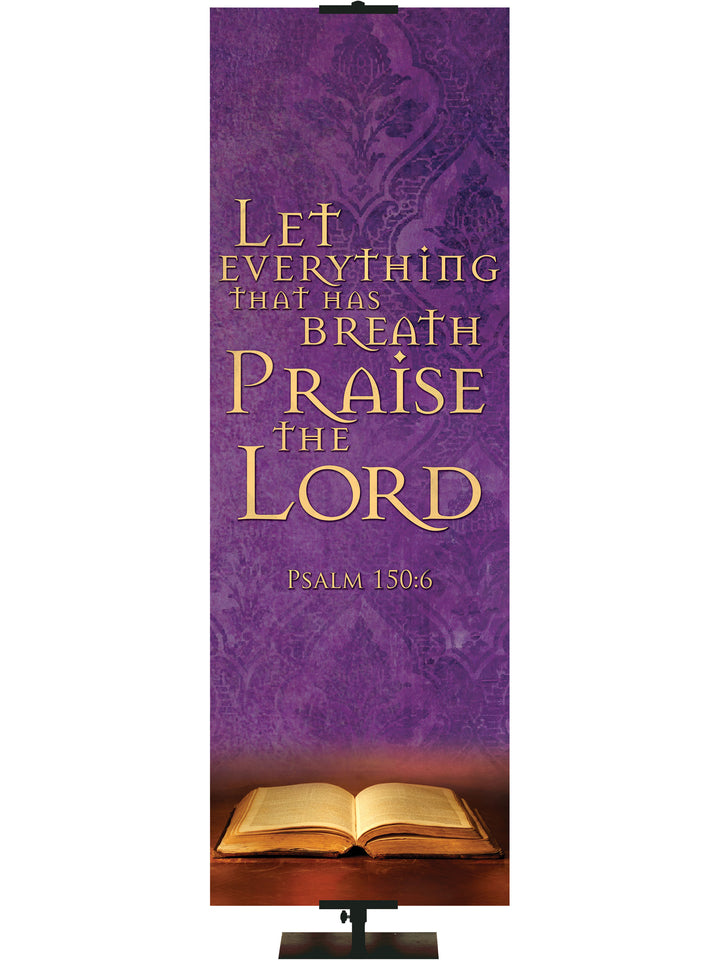 Scriptures For Life Praise the Lord - Year Round Banners - PraiseBanners