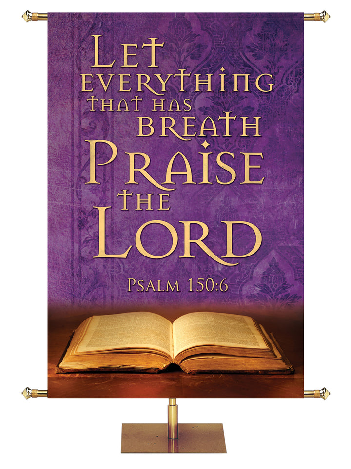 Scriptures For Life Praise the Lord - Year Round Banners - PraiseBanners