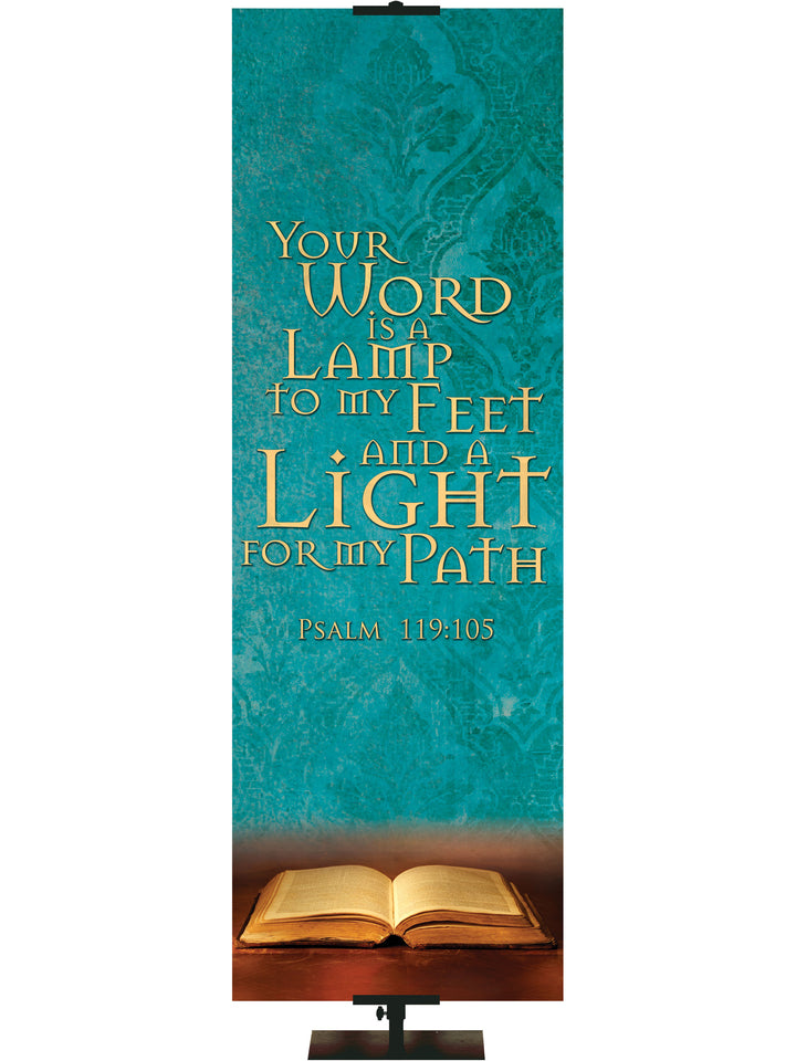 Scriptures For Life Your Word is a Lamp - Year Round Banners - PraiseBanners