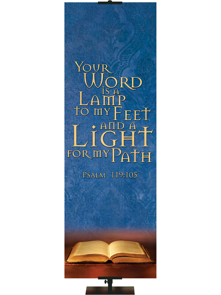 Scriptures For Life Your Word is a Lamp - Year Round Banners - PraiseBanners