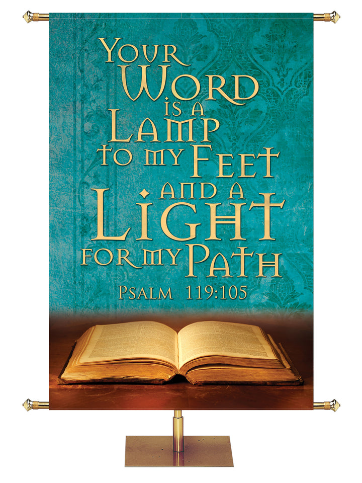 Scriptures For Life Your Word is a Lamp - Year Round Banners - PraiseBanners