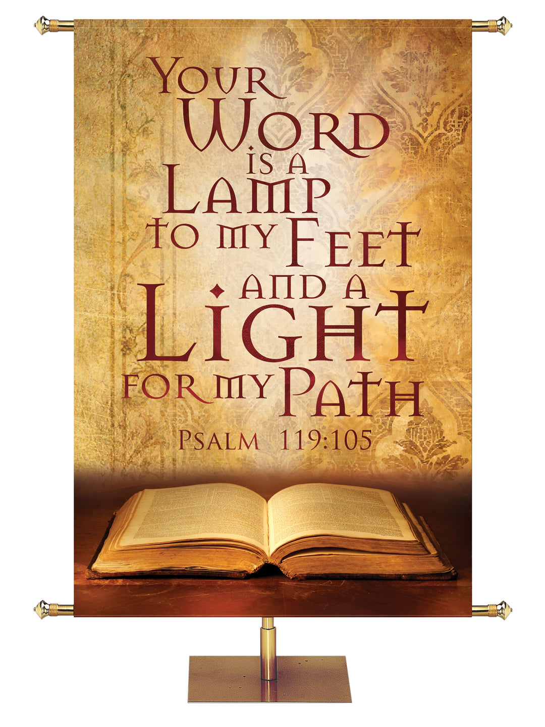 Scriptures For Life Your Word is a Lamp - Year Round Banners - PraiseBanners