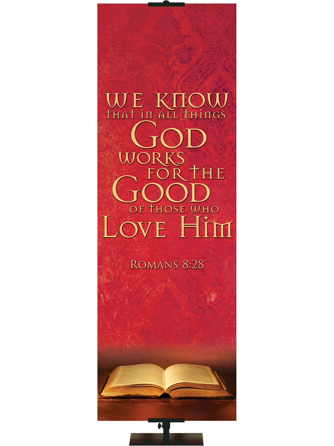 Scriptures For Life God Works for the Good - Year Round Banners - PraiseBanners