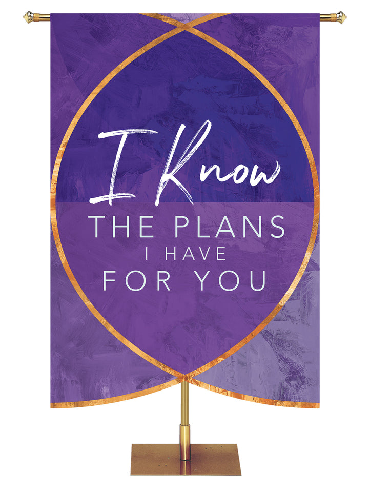 Scripture Silhouettes I Know the Plans I Have for You - Year Round Banners - PraiseBanners