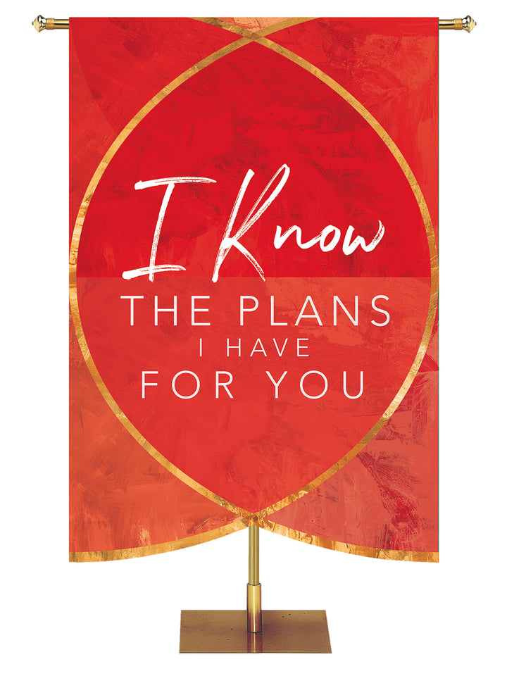 Scripture Silhouettes I Know the Plans I Have for You - Year Round Banners - PraiseBanners