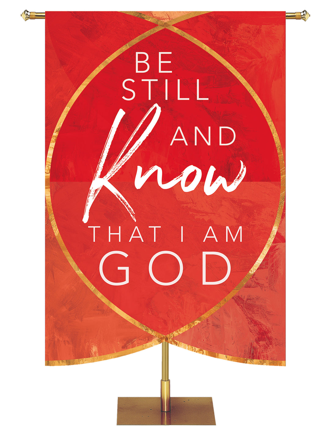 Scripture Silhouettes Be Still and Know that I Am God - Year Round Banners - PraiseBanners