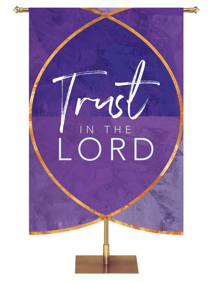 Scripture Silhouettes Trust in the Lord - Year Round Banners - PraiseBanners