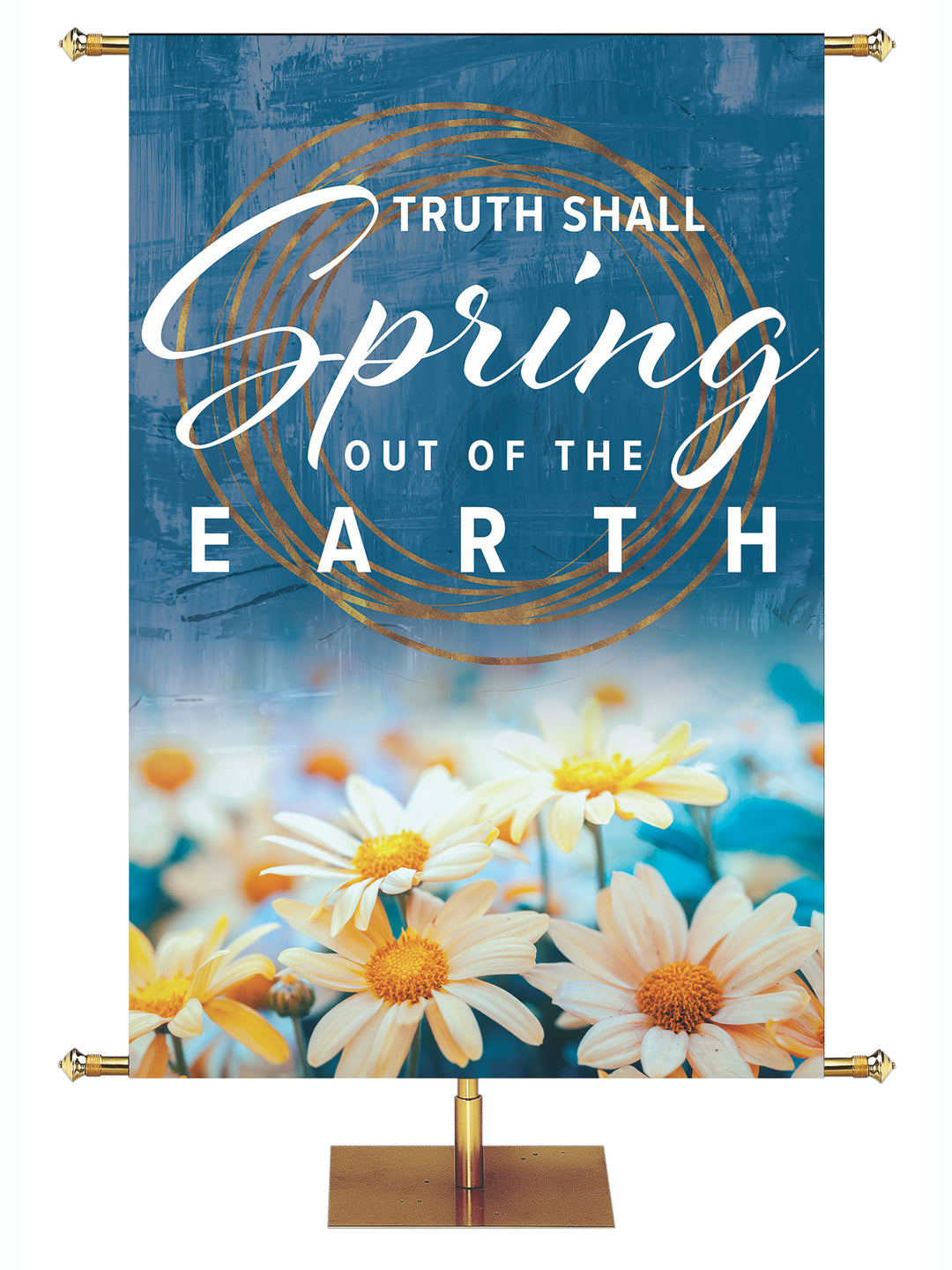 Spring Awakenings Truth Shall Spring Banner - Easter Banners - PraiseBanners