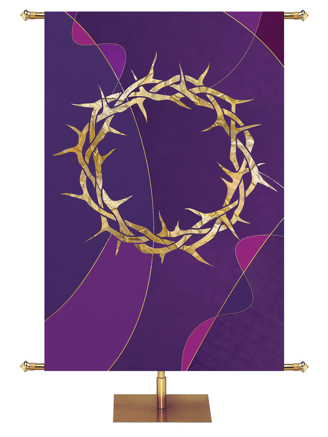 Symbols of Worship Crown of Thorns in Blue, Green, Purple and Red