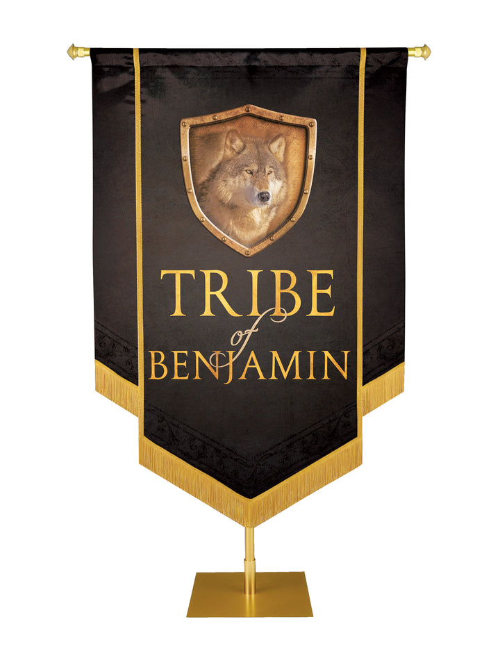 Tribe of Benjamin Embellished Banner - Handcrafted Banners - PraiseBanners