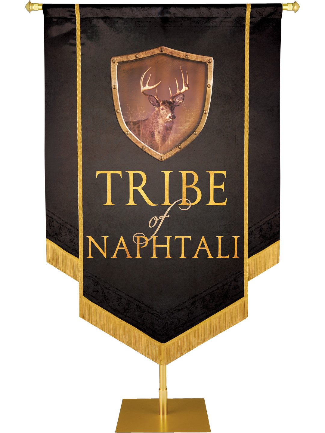 Tribe of Naphtali Embellished Banner - Handcrafted Banners - PraiseBanners