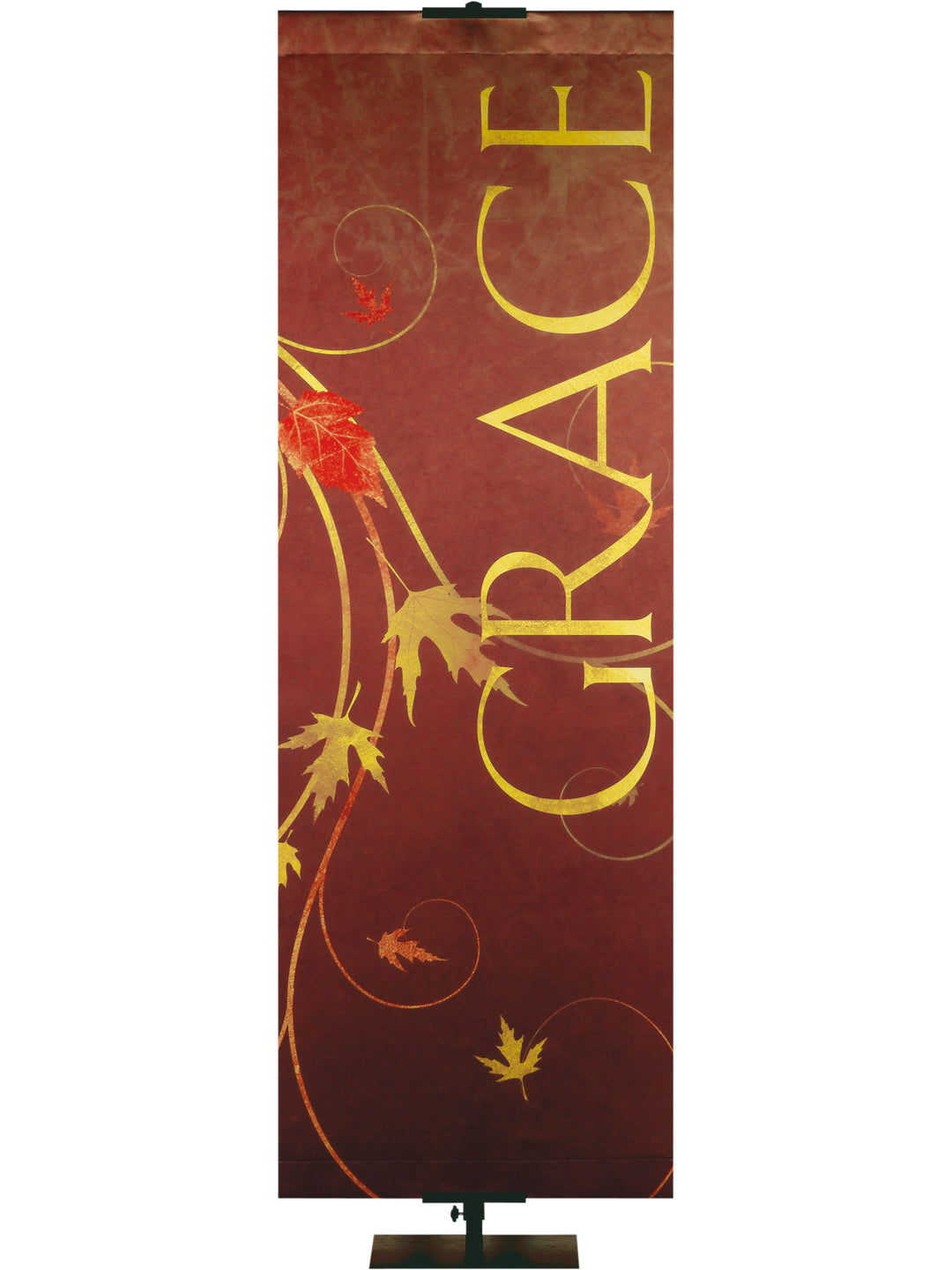 Autumn Faux Foil Banner Grace