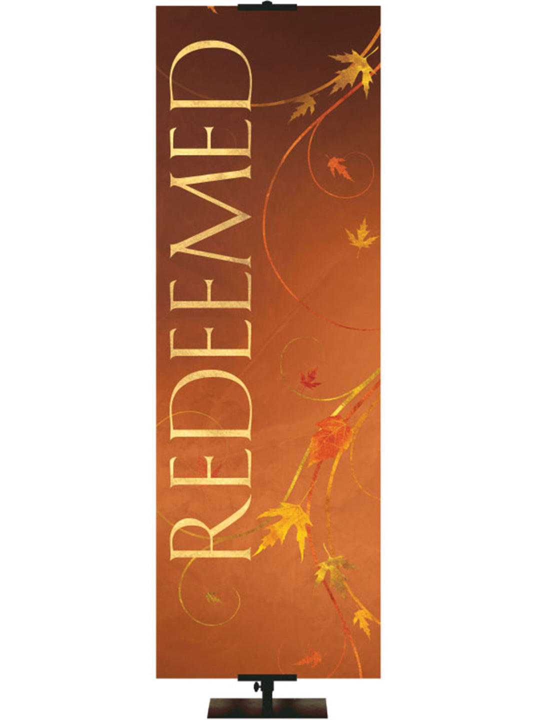 Autumn Faux Foil - Redeemed - Fall Banners - PraiseBanners