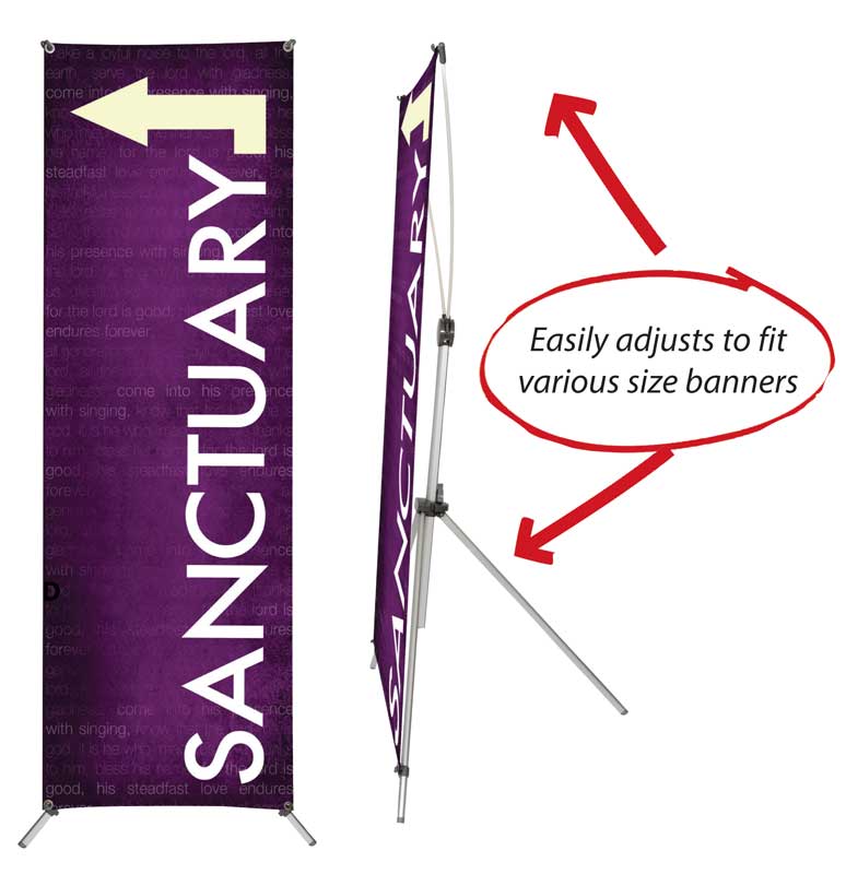 Deluxe Plastic X-Banner Stands