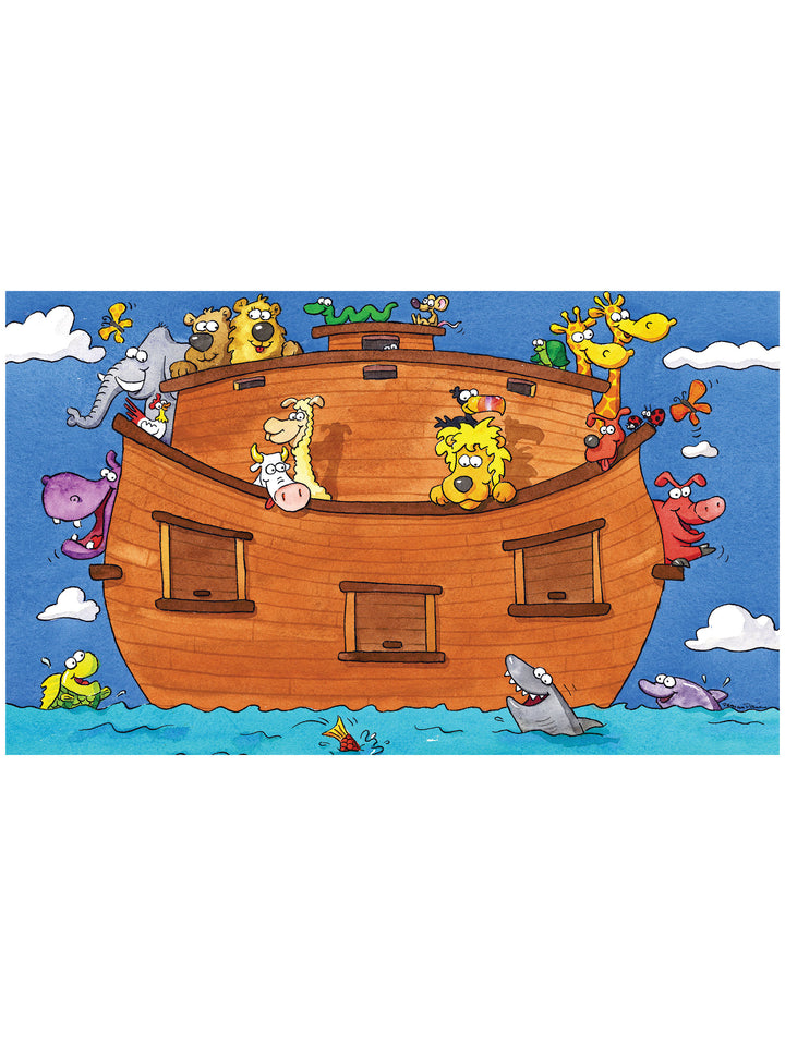 Noah's Ark Vinyl Kitchen Mat